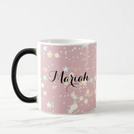 Luxe modern romantinc girl magisk mugg