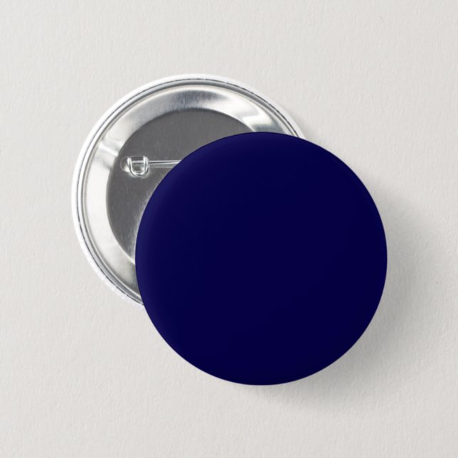Luxe Navy ANPASSADE Pin Button Knapp (Framsida & baksida)