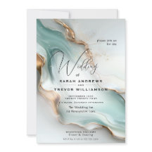 Luxe Opal Teal Guld Fluid Alkoholbläck