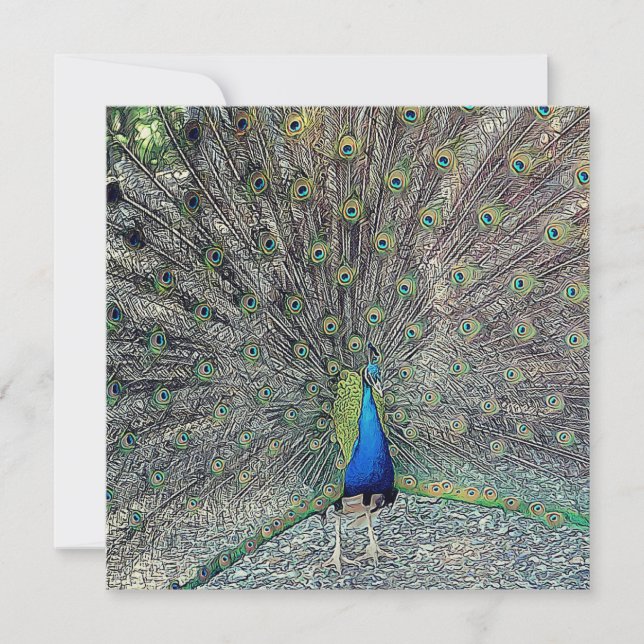 Luxe: Pärlemorfärg Shimmer 5,25" x 5,25" inbjudan (Framsida)