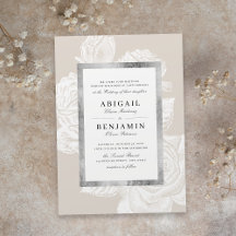 Luxe ro silver neutralt vintage botaniska bröllop