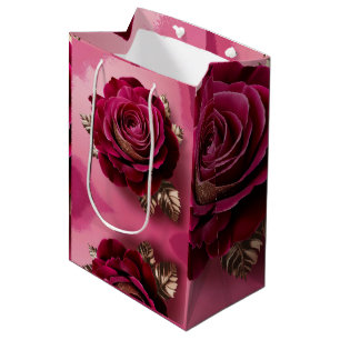 Luxe Röd ros Gift Bag
