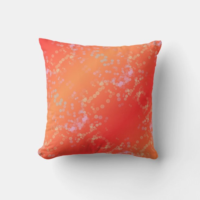 Luxe romantinc peach fuzz baby girl kudde (Framsida)
