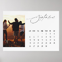 Luxe Script Staffli Kalender September 2027