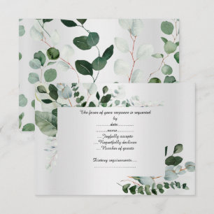 LUXE SILVER BOTANISK SVARSKORT OSA KORT