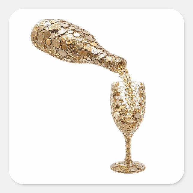 Luxe Silver Klistermärke Konst (Framsida)