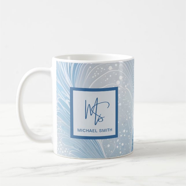 Luxe Square Business Card – Professional Kaffemugg (Vänster)