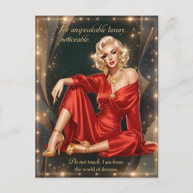 Luxe Vintage Vykort (Framsida)