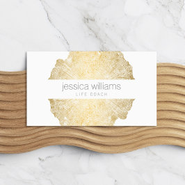 Luxe Wood Effect Art Visitkort