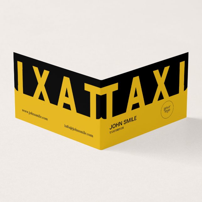 LuxeCab Visitkort (Utsida)