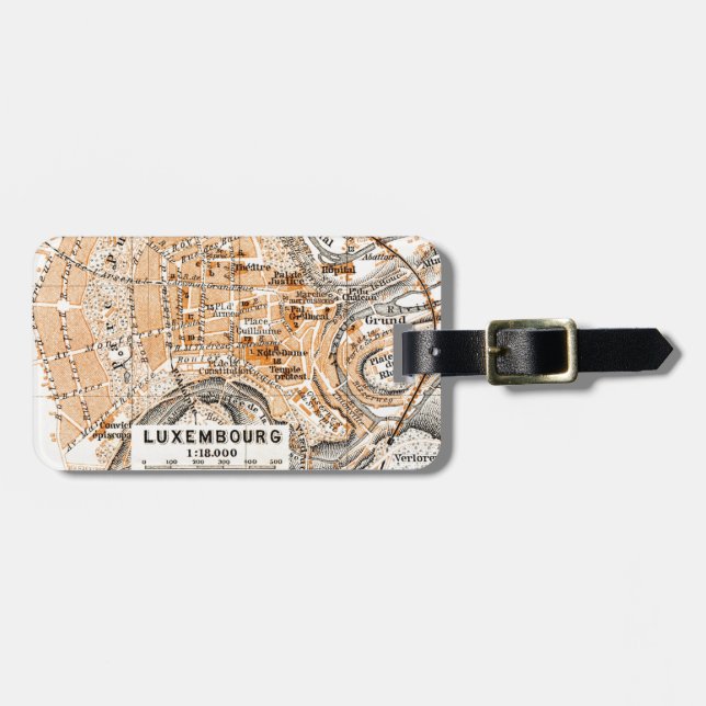 Luxembourg Bagagebricka (Horisontell Framsida)