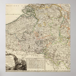 Luxembourg Belgien Poster