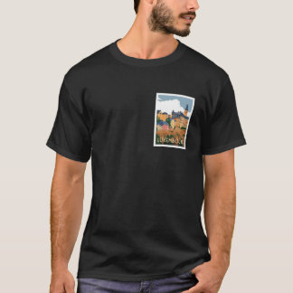 Luxembourg City Travel Poster T Shirt