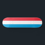 Luxembourg Flag Mini Skateboard Bräda 18,5 Cm<br><div class="desc">Patriotic flag of Luxembourg.</div>