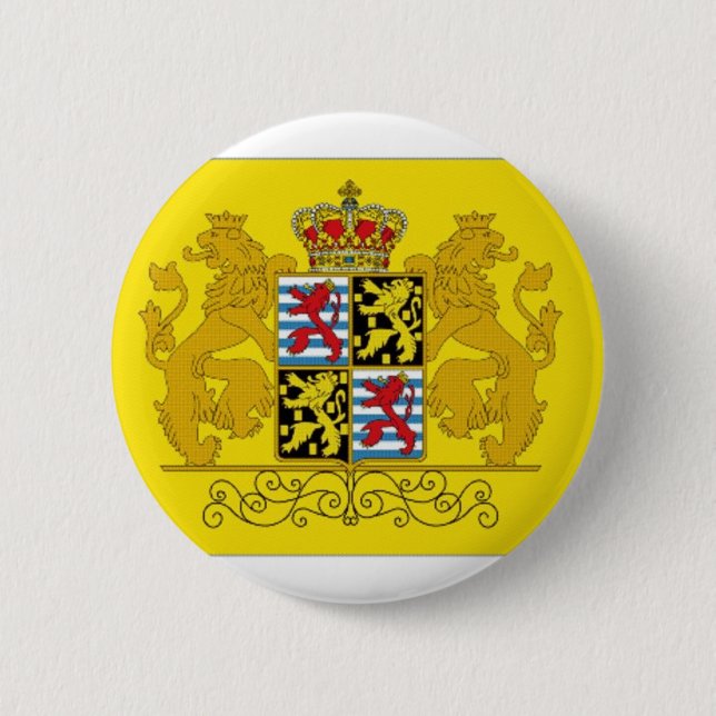 Luxembourg flagga knapp (Framsida)