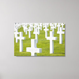 Luxembourg, Hamm. Amerikansk militärkyrkogård Canvastryck