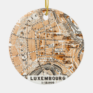 Luxembourg Julgransprydnad Keramik