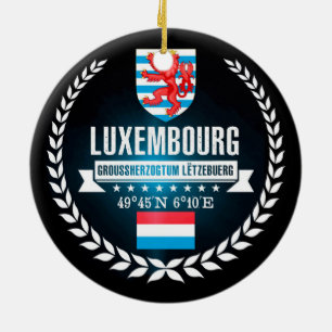 Luxembourg Julgransprydnad Keramik