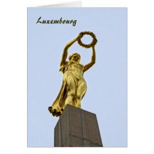 Luxembourg-kort Hälsningskort