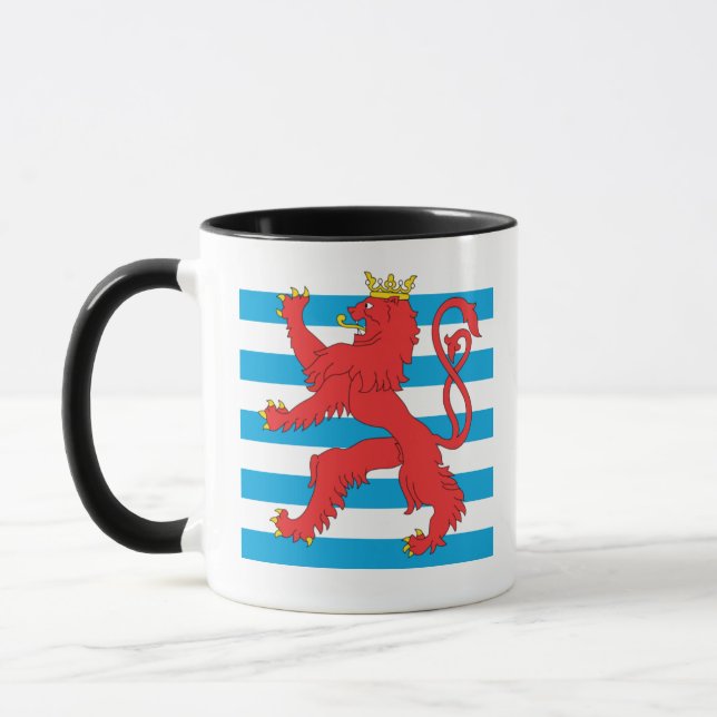 Luxembourg mugg - borgerlig flagga (Vänster)