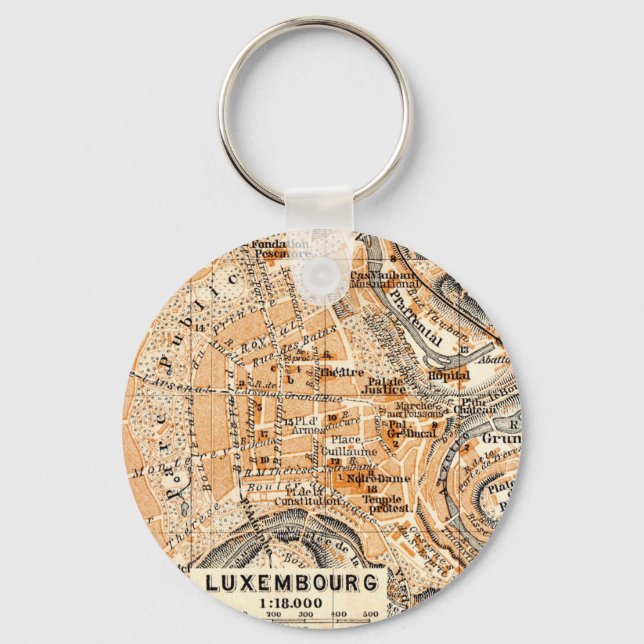 Luxembourg Nyckelring (Framsida)