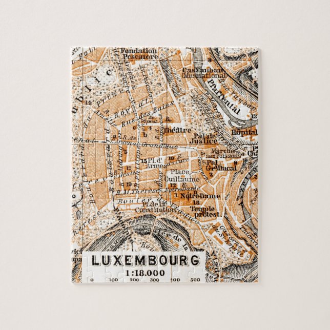 Luxembourg Pussel (Vertikal)