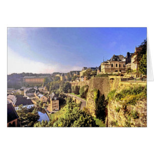 LUXEMBOURG STAD HÄLSNINGSKORT