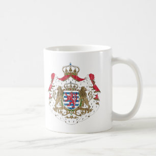 Luxembourg vapensköld kaffemugg