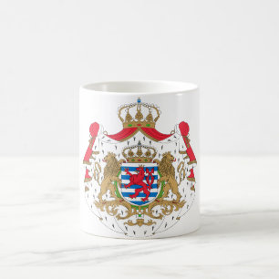 Luxembourg vapensköld kaffemugg