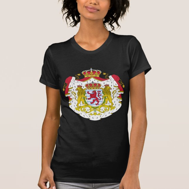 Luxembourg vapensköld t-shirt (Framsida)