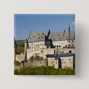 Luxembourg, Vianden. Vianden Chateau (från 1500-ta Knapp