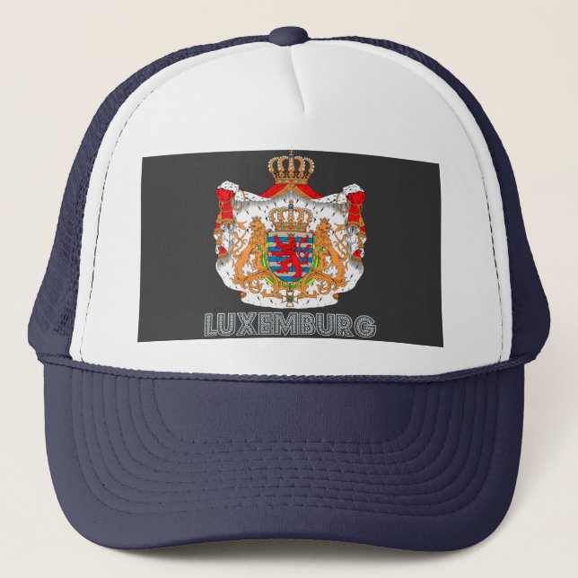 Luxembourger Emblem Truckerkeps (Framsida)