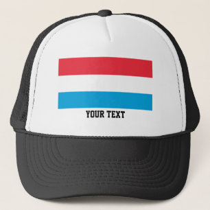 Luxembourger flagga truckerkeps