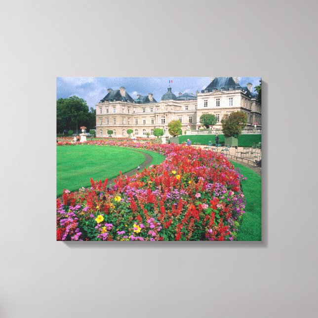 Luxembourgpalatset i Paris, Frankrike. Canvastryck (Framsida)