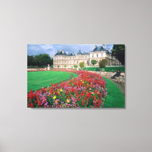 Luxembourgpalatset i Paris, Frankrike. Canvastryck