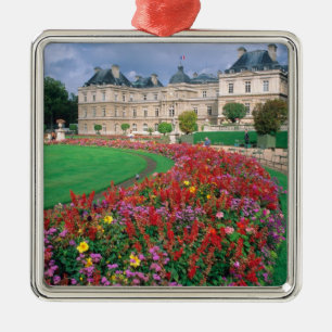 Luxembourgpalatset i Paris, Frankrike. Julgransprydnad Metall