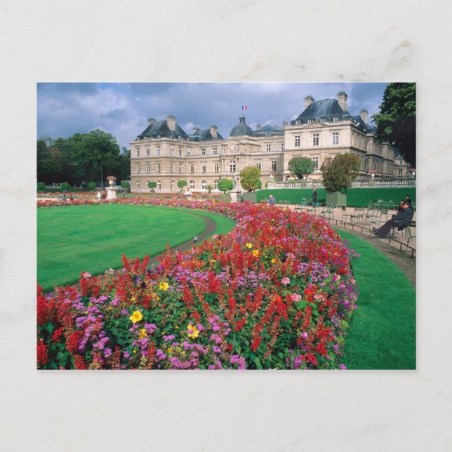 Luxembourgpalatset i Paris, Frankrike. Vykort (Framsida)