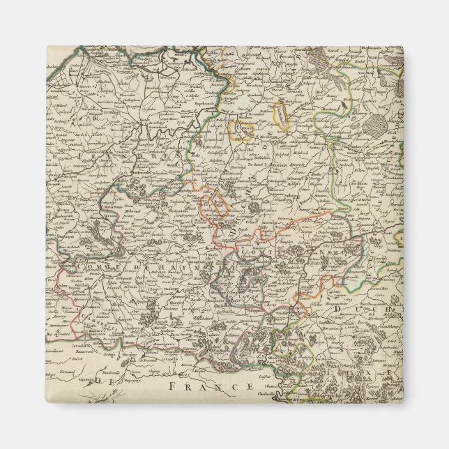 Luxemburg, Belgien Magnet (Framsidan)