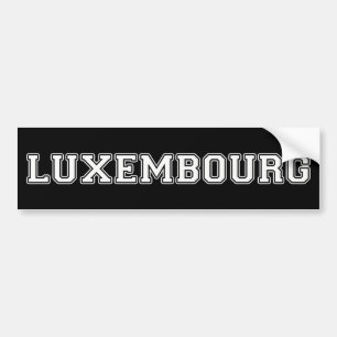 Luxemburg Bildekal