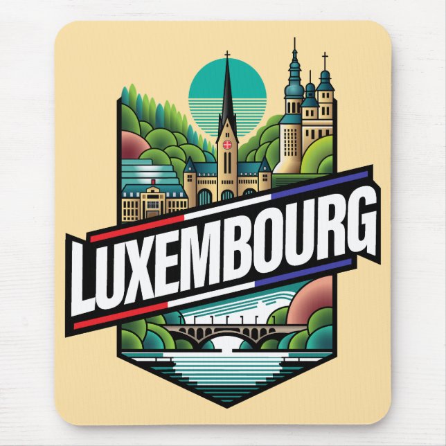 Luxemburg Europa Musmatta (Framsidan)
