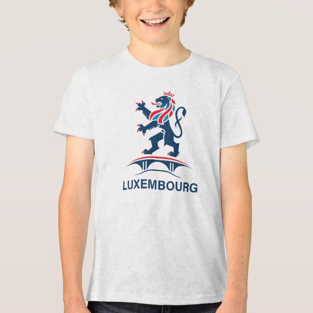 Luxemburg Europa T Shirt (Framsida)