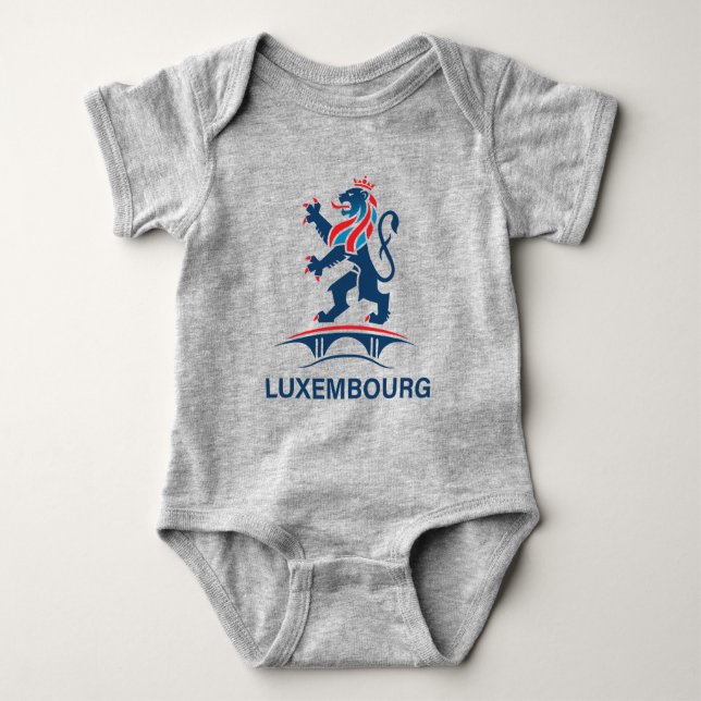Luxemburg Europa T Shirt (Framsida)
