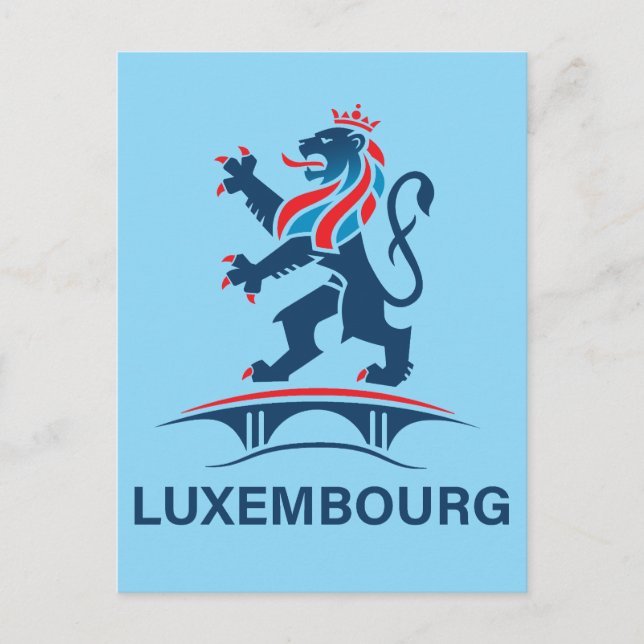 Luxemburg Europa Vykort (Framsida)