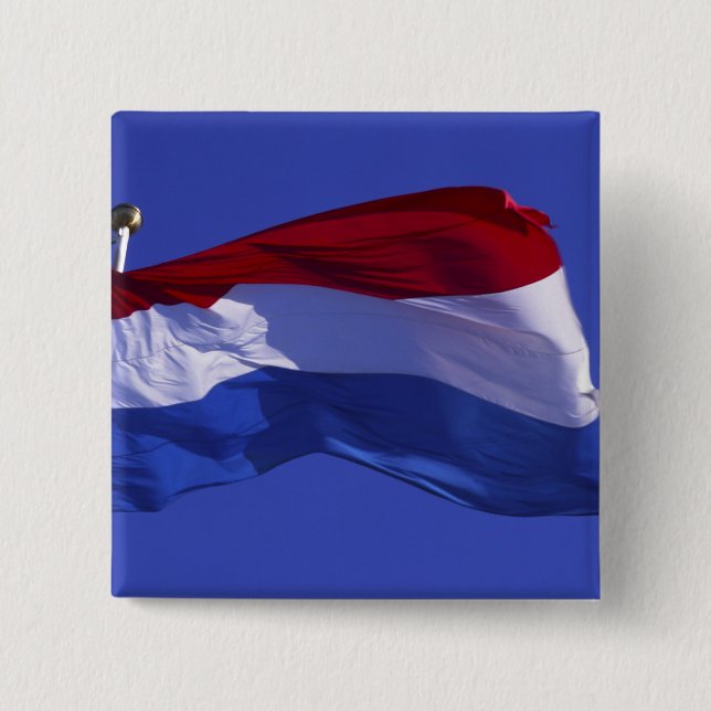 Luxemburg flag RF) Knapp (Framsida)