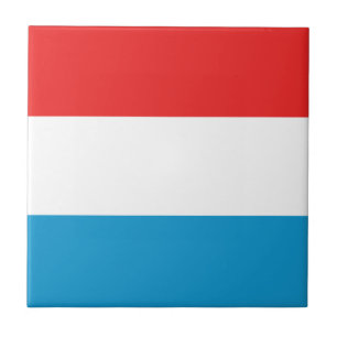 Luxemburg flagg keramisk platta kakelplatta