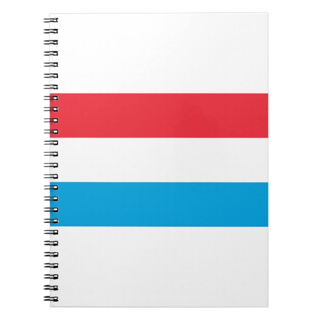 Luxemburg Flagga Anteckningsbok (Framsidan)