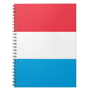 Luxemburg flagga anteckningsbok