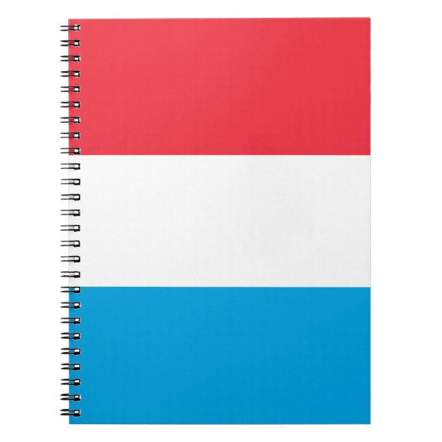 Luxemburg flagga anteckningsbok (Framsidan)