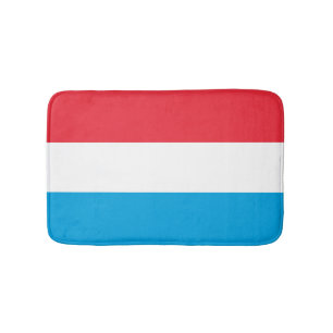 Luxemburg flagga badrumsmatta