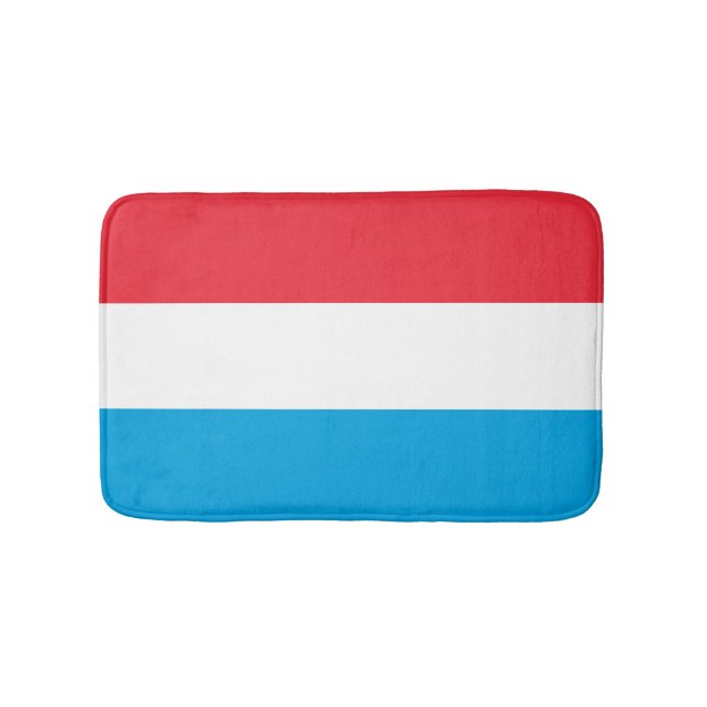 Luxemburg flagga badrumsmatta (Framsidan)